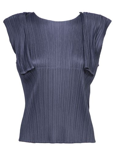 Pleated Top In Grey - Issey Miyake - Modalova