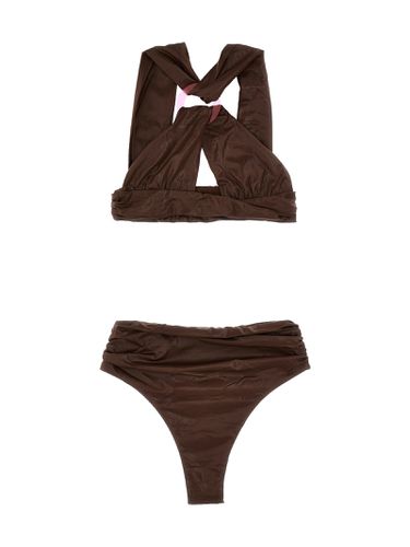 The Attico Wet-effect Bikini - The Attico - Modalova