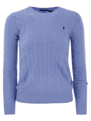 Wool And Cashmere Braided Sweater - Polo Ralph Lauren - Modalova