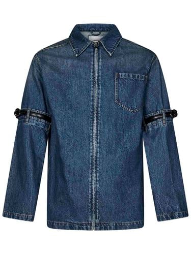 Hybrid Washed Denim Overshirt - Coperni - Modalova