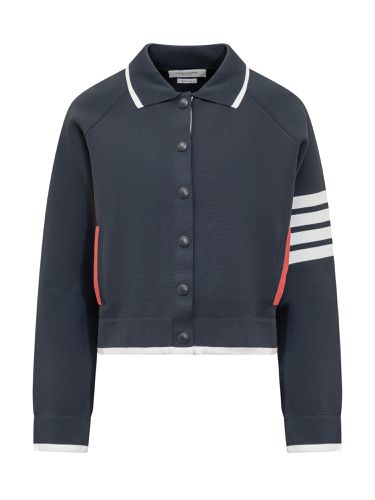 Bar Striped Button-up Jacket - Thom Browne - Modalova