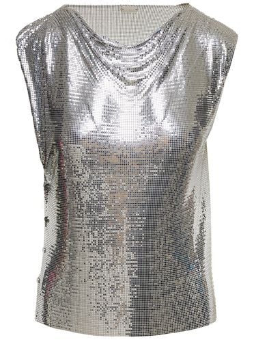 Paco Rabanne Sleeveless Draped Top - Paco Rabanne - Modalova