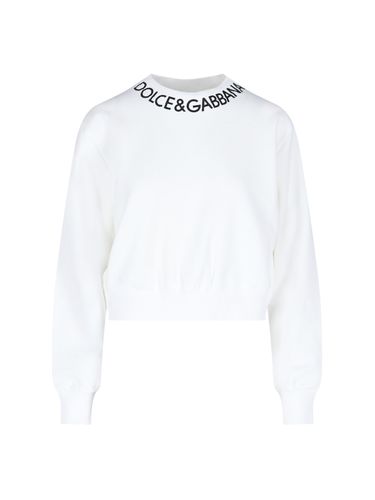 Sweatshirt With Logo - Dolce & Gabbana - Modalova