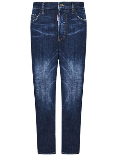 Distressed Straight-leg Jeans - Dsquared2 - Modalova