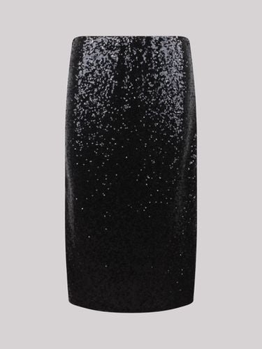 Sequinned Midi Skirt - Ermanno Firenze - Modalova