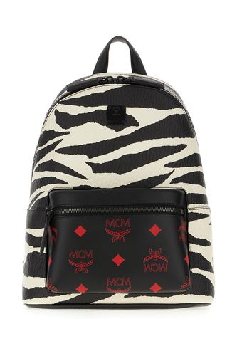 MCM Printed Canvas Backpack - MCM - Modalova