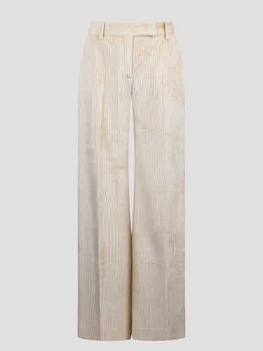 Ribbed Flared Trousers - Ermanno Scervino - Modalova