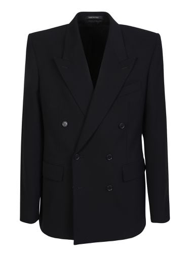 Double-breasted Blazer With Peaked Revers - Balenciaga - Modalova