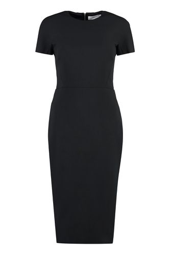 Crepe T-shirt Dress - Victoria Beckham - Modalova