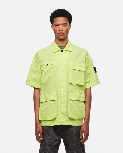 Blend Cotton Shirt Jacket - Stone Island - Modalova