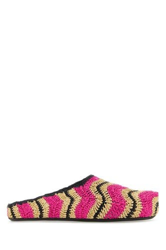 Marni Raffia Slippers - Marni - Modalova