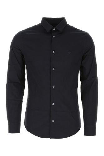 Midnight Poplin Shirt - Emporio Armani - Modalova