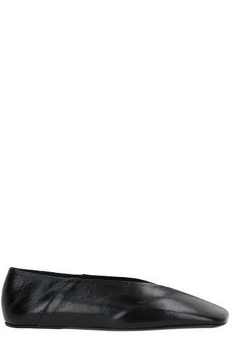 Asymmetric Square Toe Ballerina Shoes - Jil Sander - Modalova