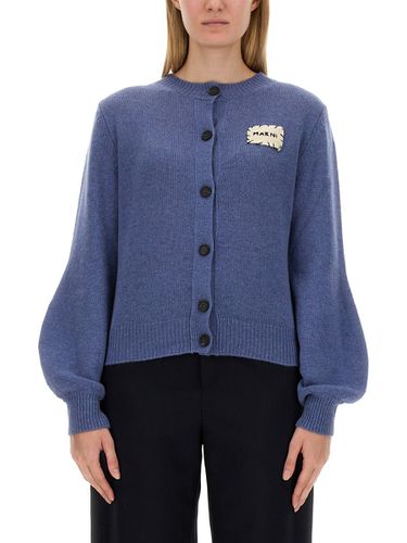 Marni Cardigan With Logo - Marni - Modalova