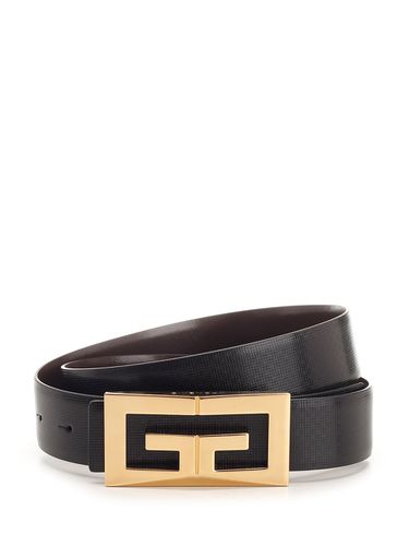 Givenchy 2g Reversible Leather Belt - Givenchy - Modalova