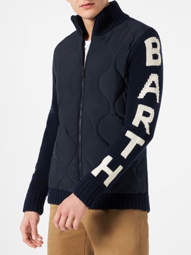 Man Blue Padded Jacket - MC2 Saint Barth - Modalova