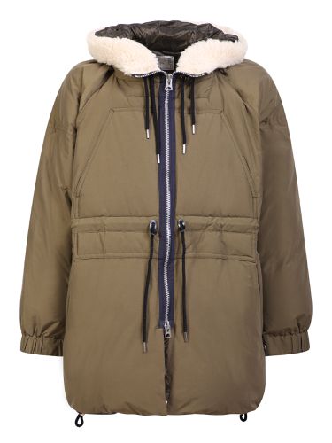 Sacai Khaki Blouson Down Jacket - Sacai - Modalova