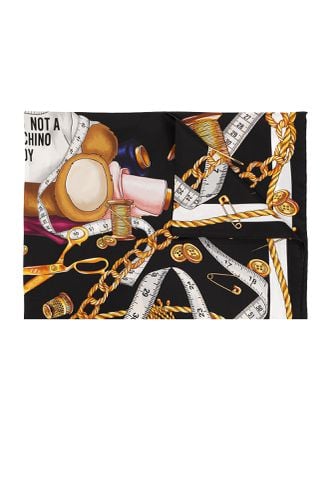 Moschino Silk Scarf - Moschino - Modalova