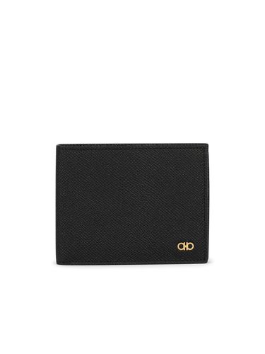 Gancini Plaque Bi-fold Wallet - Ferragamo - Modalova