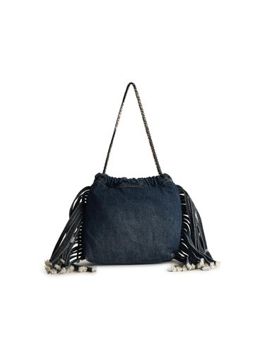 Moschino Blue Denim Bag - Moschino - Modalova