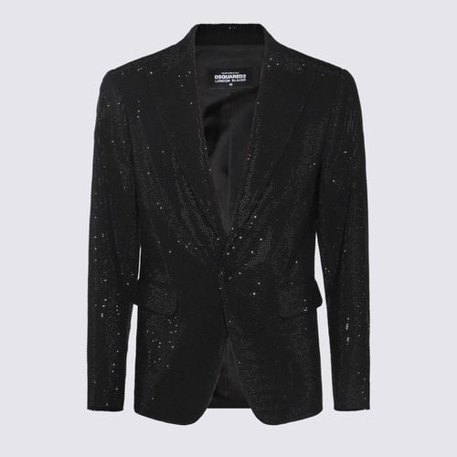 Dsquared2 Black Wool Blazer - Dsquared2 - Modalova