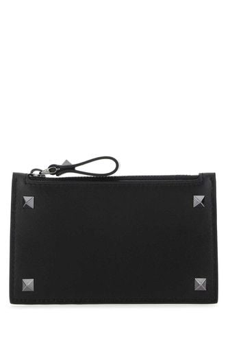 Garavani Rockstud Zip-up Card Holder - Valentino Garavani - Modalova