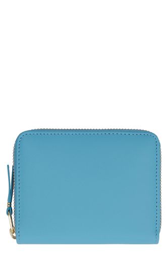 Leather Zip Around Wallet - Comme des Garçons Wallet - Modalova