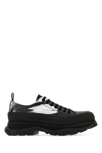 Printed Leather Sneakers - Alexander McQueen - Modalova