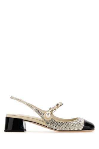 Miu Miu Embellished Satin Pumps - Miu Miu - Modalova