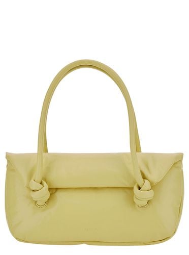 Knot Small Shoulder Bag With Laminated Logo In Patent Leather Woman - Jil Sander - Modalova