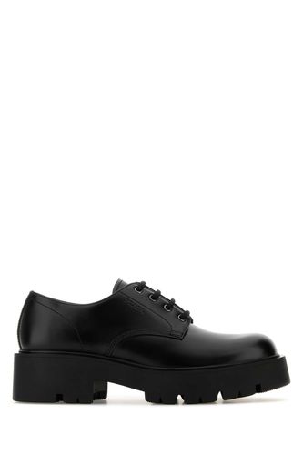 Prada Black Leather Lace-up Shoes - Prada - Modalova