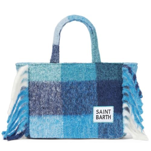 Colette Blanket Handbag With Check Print - MC2 Saint Barth - Modalova