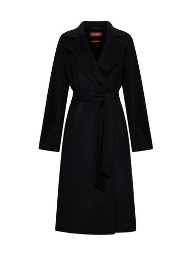 Belted Mid-length Coat - Max Mara Studio - Modalova