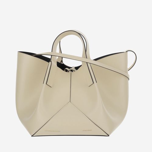 Logo Leather Shoulder Bag - Victoria Beckham - Modalova