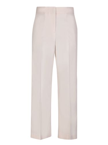 MSGM Cropped Ivory Trousers - MSGM - Modalova