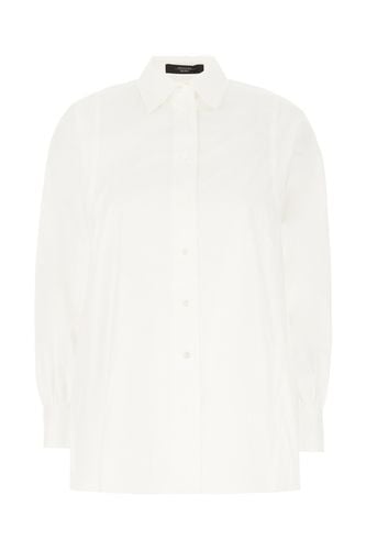 White Poplin Oversize Shirt - Weekend Max Mara - Modalova