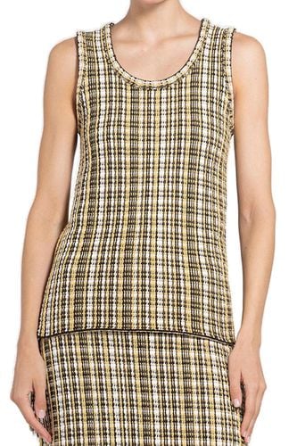 Bottega Veneta Check Patterned Top - Bottega Veneta - Modalova