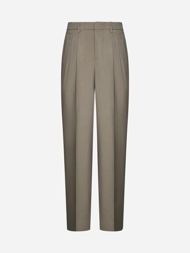 Virgin Wool Trousers - Ami Alexandre Mattiussi - Modalova