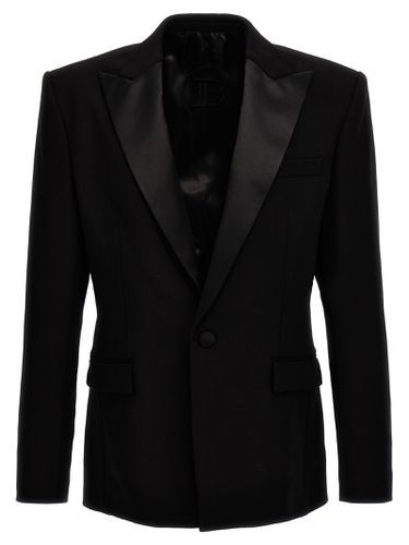 Balmain Single-breasted Wool Blazer - Balmain - Modalova