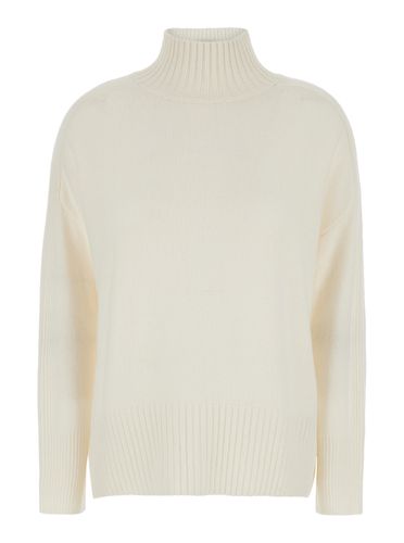 High Neck Sweater In Cashmere Woman - Allude - Modalova