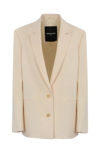 Oversized Viscose Twill Jacket - Patrizia Pepe - Modalova