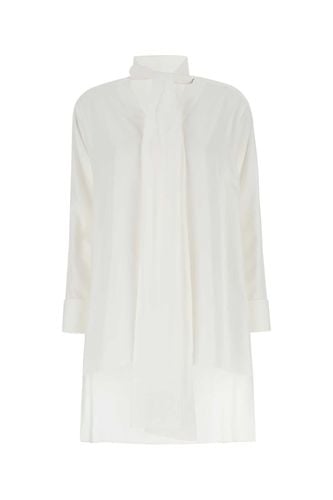 Loewe Ivory Crepe Oversize Blouse - Loewe - Modalova