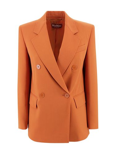 Double-breasted Long-sleeved Jacket - Max Mara Studio - Modalova