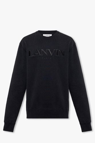 Logo Embroidered Crewneck Sweatshirt - Lanvin - Modalova