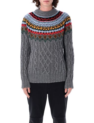 Wool And Alpaca Sweater - Moncler Grenoble - Modalova