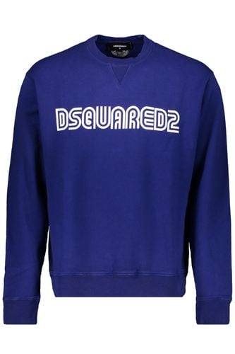 Logo Detail Cotton Sweatshirt - Dsquared2 - Modalova