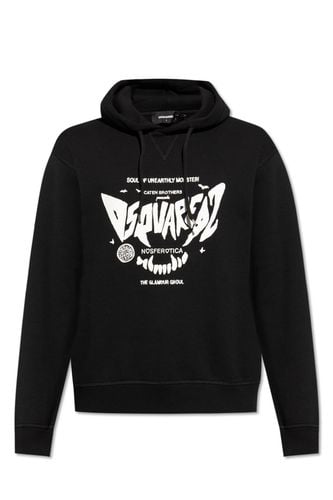 Logo-printed Drawstring Hoodie - Dsquared2 - Modalova