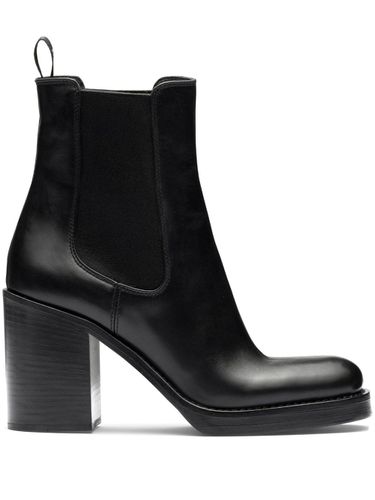 Brushed Leather 85mm Ankle Boots - Prada - Modalova