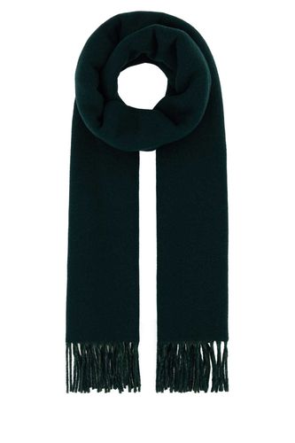 Dark Green Wool Scarf - Maison Kitsuné - Modalova