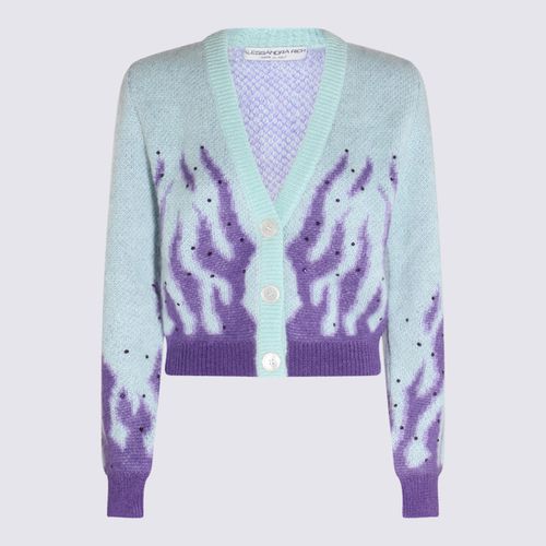 Mohair Blend Cardigan - Alessandra Rich - Modalova